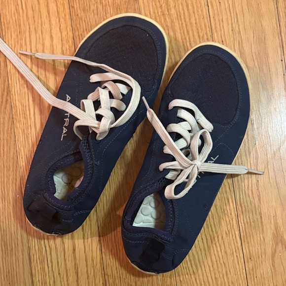 Astral Navy Sneakers with White Laces - Picture 1 of 2
